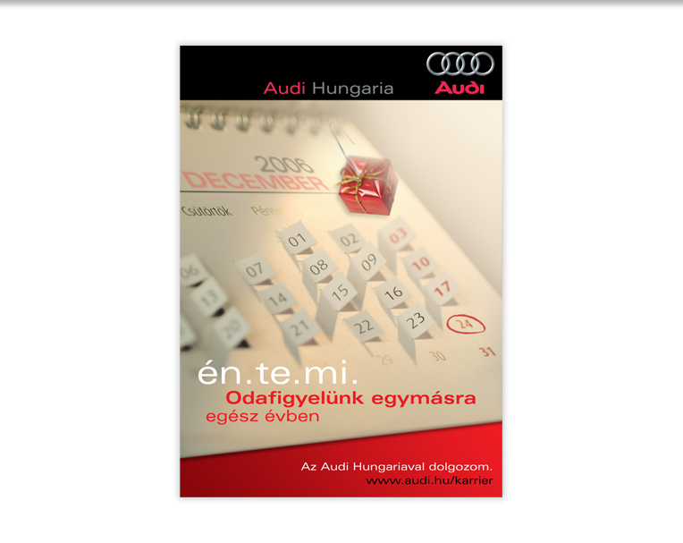 AUDI KARÁCSONYI SAJTÓHIRDETÉS