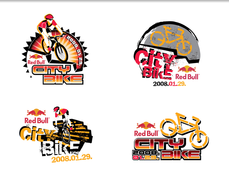 „CITY BIKE” ESEMÉNYLOGÓK A RED BULL RÉSZÉRE