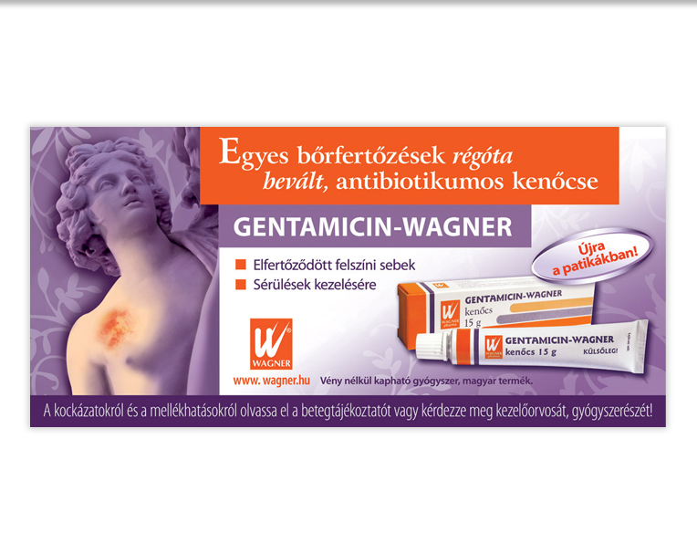 GENTAMICIN-WAGNER KENŐCS ÓRIÁSPLAKÁT